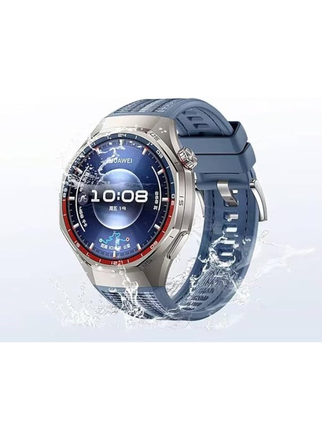 Replacement Band Compatible with Huawei Watch GT6 Pro - GT5 Pro Braided Strap| Lightweight Design Strap for Watch GT6 Pro (2025)/ GT5 Pro Strap Silicone 22mm Quick Release (Navy Blue) - Image 4