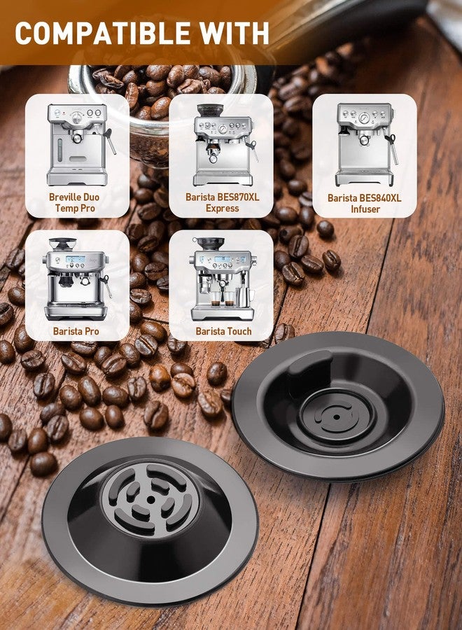 SONGTIY 2PCS Espresso Cleaning Disc, 54mm Silicon Backflush Disc for Select Breville Espresso Machines, Breville Accessories Compatible with BES810BSS, BES840XL, BES878BSS, BES880, BES870XL - Image 4