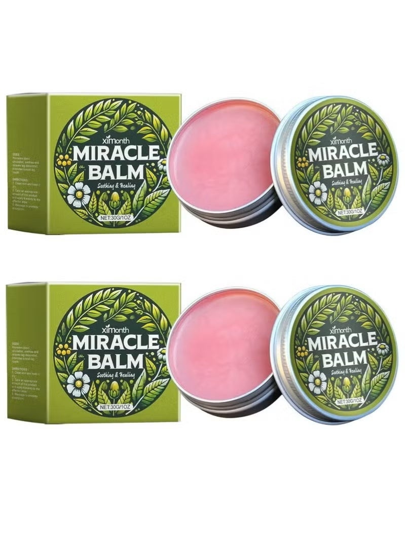 ximonth 2-PACK Miracle Balm,Sensio Miracle Balm,Soothing Joint Cream for Back,for Back, Legs, Feet,You Feel Relaxed and Comfortable 30g*2 - Image 1