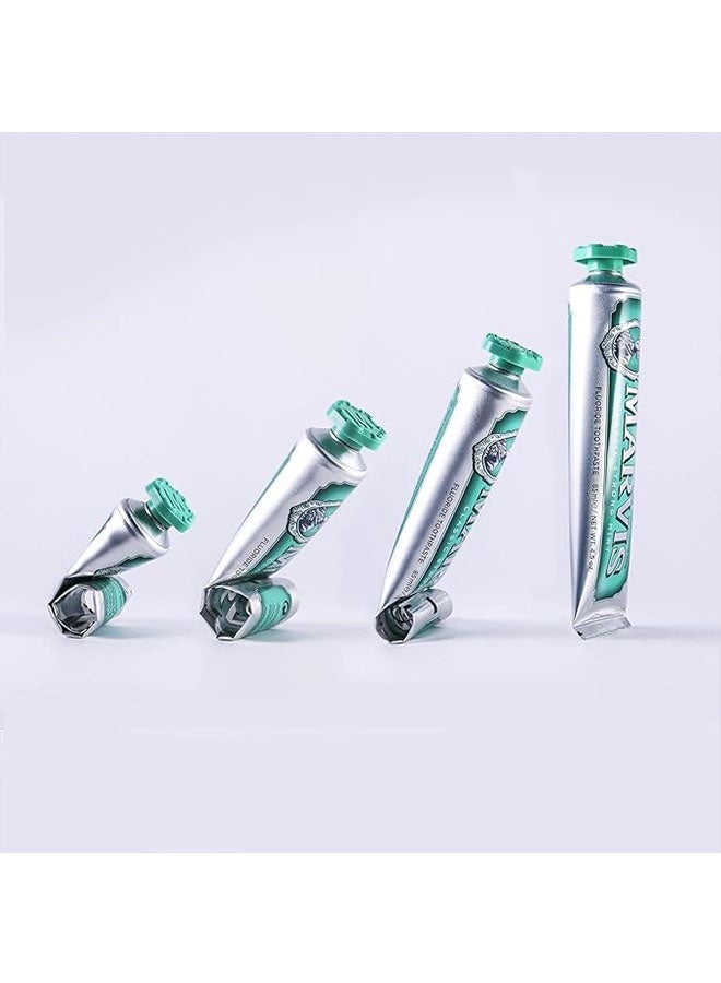 Marvis Classic Strong Mint Toothpaste 85ml, Sensational Flavoured Toothpaste Helps Remove Plaque with Long Lasting Freshness - Image 5