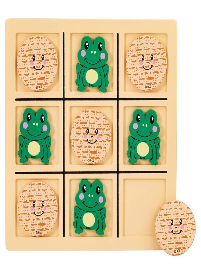 Rite Lite Passover Tic Tac Toad Game | Pesach Seder Tic Tac Toe Educational Plagues Frogs For Kids Game Night Jewish Holiday Party Hours of Fun! - Image 1