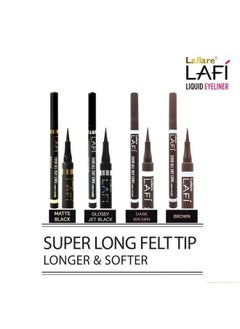 LAFI Liquid Eyeliner Super Long Felt Tip LongLasting Makeup Waterproof & Smudgeproof All Day Long Eye Liner (Brown) - pzsku/Z867788EB0216B0B6B314Z/45/_/1678702305/d0d895cd-a7df-4035-9298-b9a6848d81da