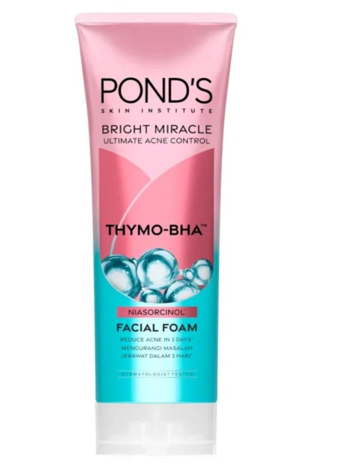 Pond's Bright Miracle Ultimate Acne Control Facial Foam 100 g - Image 1