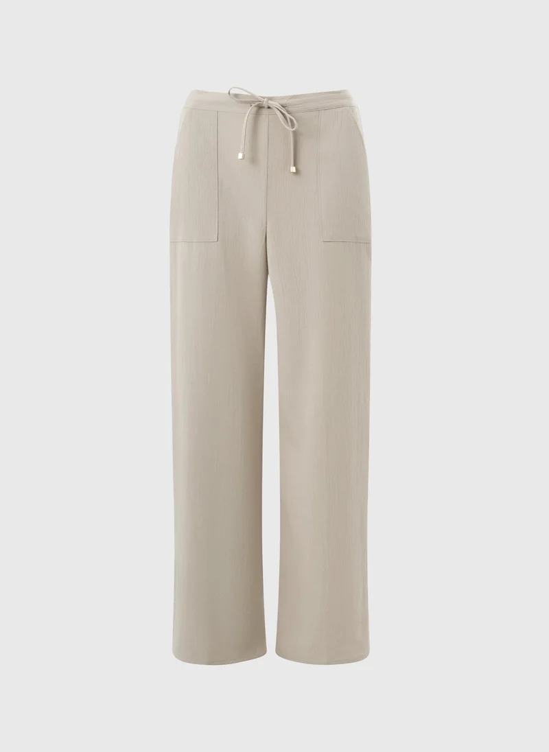 ماتلان Taupe Full Length Clipper Trousers