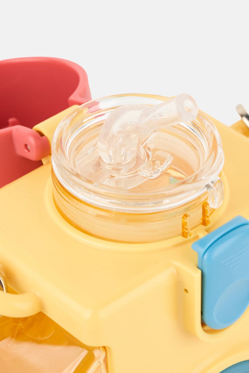 MARVEL Iron Man Series Strap  Water Bottle 780 ml, Yellow - Image 3