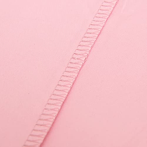 NTBAY Toddler Bedding Set - 4 Piece Soft and Breathable Crib Bedding Set for Boys and Girls, Includes Quilted Comforter, Fitted Sheet, Flat Top Sheet and Envelope Pillowcase, Pink - Image 3