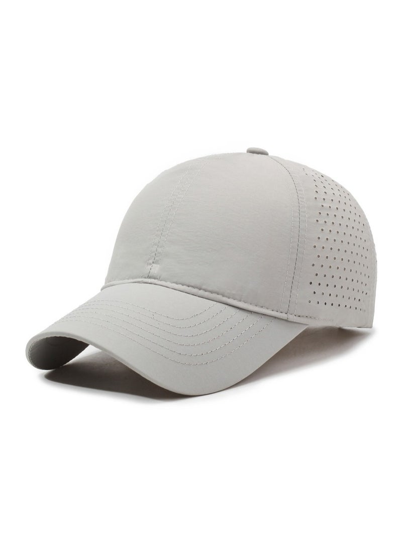 Baseball Cap Quick Dry Sun Hat Folding Hat Breathable Mesh Hats ightweight Adjustable UV Protection for Men Women - Image 2