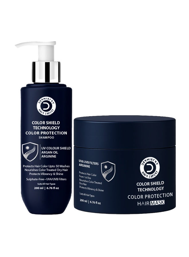 Dermistry Color Protection Shampoo & Hair Mask for All Hair Types - Image 1