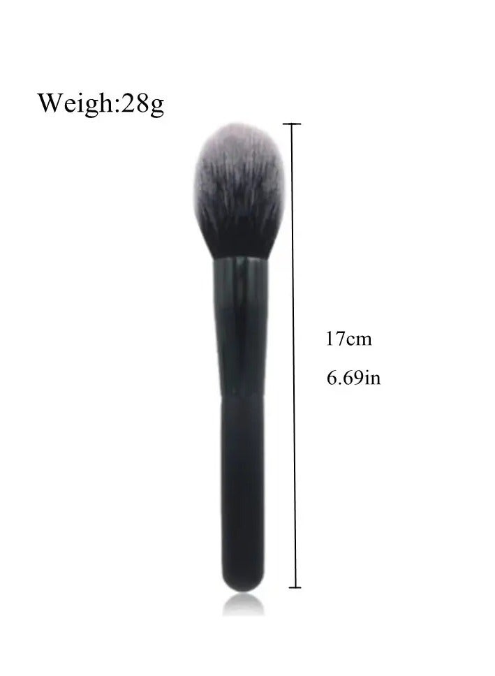 ORiTi Soft Powder Makeup Brush | Professional Blush & Foundation Brush – Black - Image 3