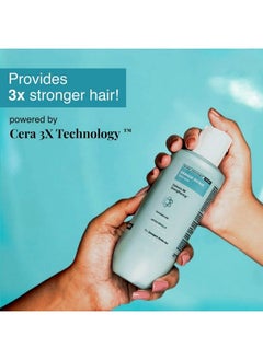 BARE ANATOMY Damage Repair Hair Shampoo ; Provides 3X Strengthening Powered By Ceramide A2 & Coconut Milk Protein ; For Damaged Dry & Frizzy Hair ; Sulphate & Paraben Free ; For Women & Men ; 250Ml  - Image 3