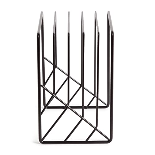 U Brands Vena Desk Organization Matte Black Collection Letter Sorter - Image 2