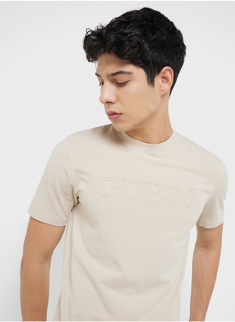 GUESS Alphy Crew Neck T-Shirt  - Image 3