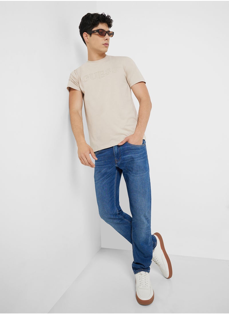 GUESS Alphy Crew Neck T-Shirt  - Image 4