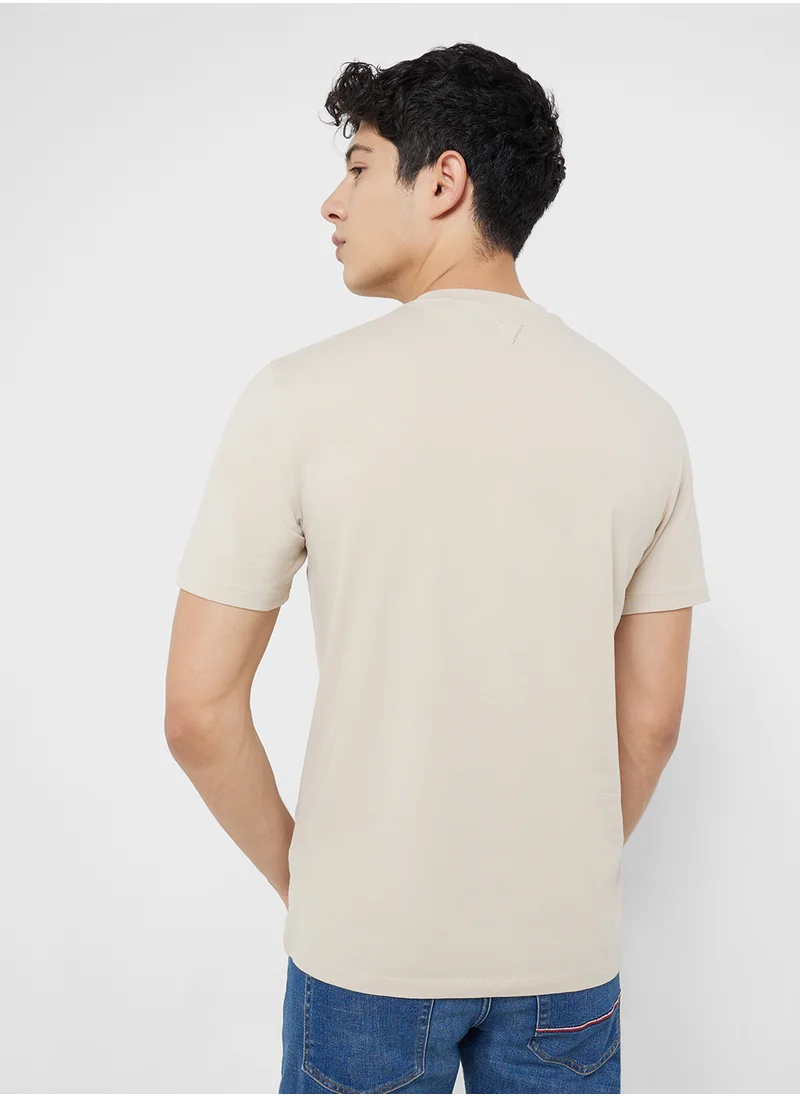 جس Alphy Crew Neck T-Shirt