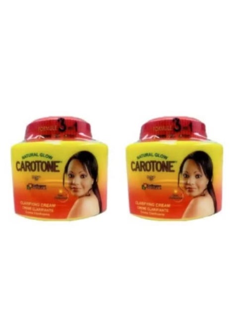 2Pcs Carotone Collagen Formula Clarifying Cream 135ml