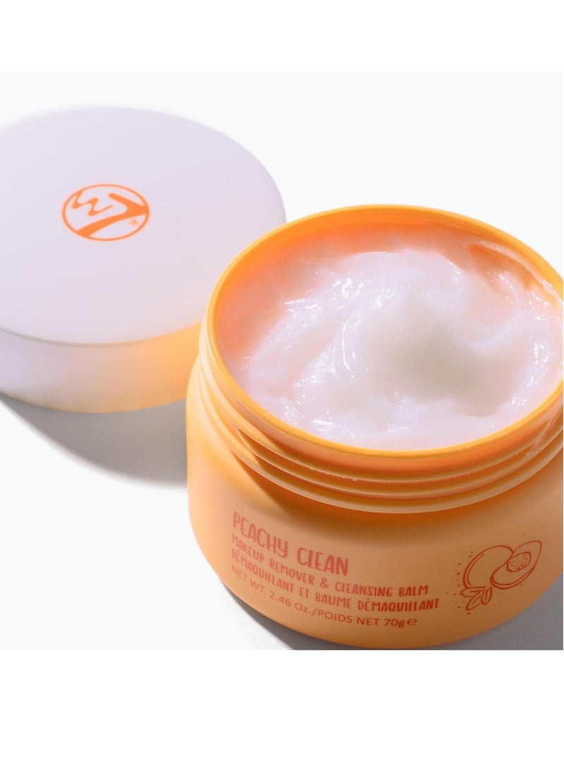 W7 W7 Peachy Clean Makeup Cleansing Balm & Makeup Remover Cookie Disc Duo - Gently Removes Makeup  - Image 2
