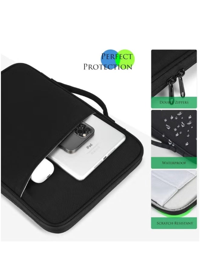 Laptop Case 13 inch, Shockproof Protective Computer Sleeve Cover with Accessories Pocket, Portable Laptop Bag Compatible with New MacBook Air & MacBook Pro 35 *28 *5 CM - Image 3