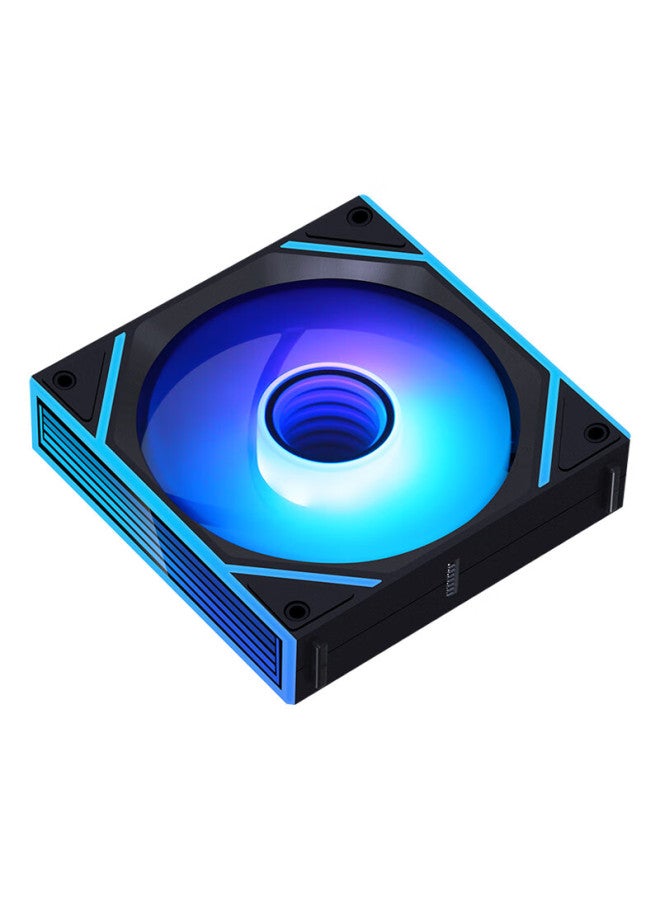 Sama Giant Wave Magnetic Building Block Fan Reverse Blade Black 12cm Case Fan Wireless Splicing Argb Infinite Mirror 28mm Thickness Pwm Temperature Control Pbt Fan Blades 8 Shock Absorbing Pads - Image 3