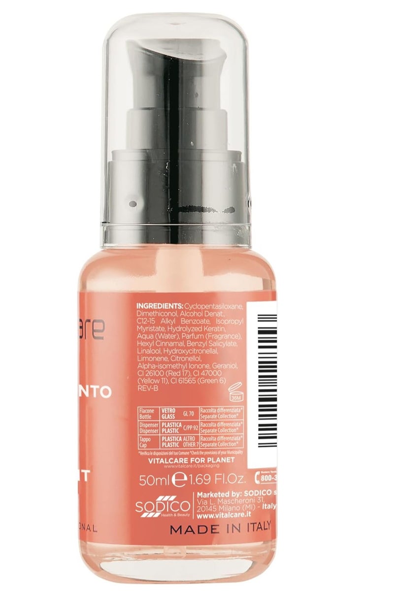 فيتالكير علاج تقوية الشعر بالكيراتين من فيتال كير مع الكيراتين للشعر الهش والمجهد 50 مل - Image 2