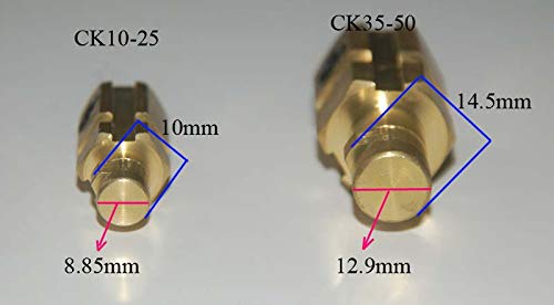 RIVERWELD TIG Welding Cable Panel Connector Plug DKJ35-50 315Amp with Black Color Dinse-Style Quick Fitting - Image 3