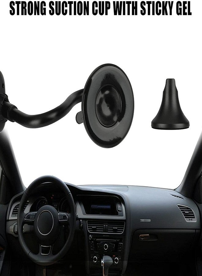 LEEMASING 360 Degree Car Dash Windshield Mount Cradle Holder Stand Gooseneck Long Arm Strong Suction Compatible with iPhone 12 11 Pro XS Max SE 8 Samsung S21 S20 - Image 4