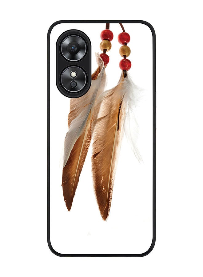 Stylizedd Rugged Black edge case for Oppo A97 Slim fit Soft Case Flexible Rubber Edges Anti Drop TPU Gel Thin Cover - Chief Longfeathers - Image 1