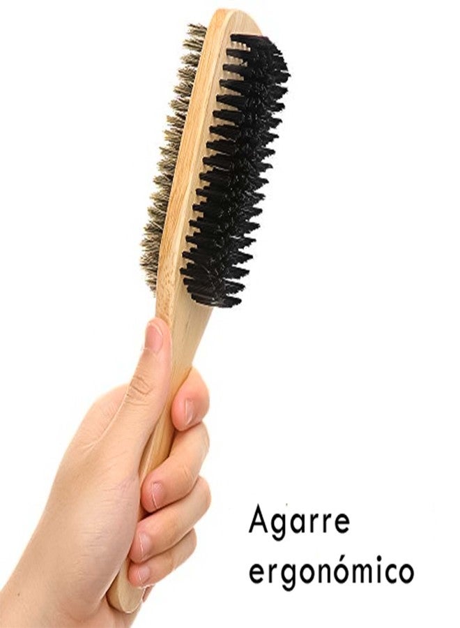 Annie 2072 Two Way Club Brush 100% Boar Bristle - Image 4