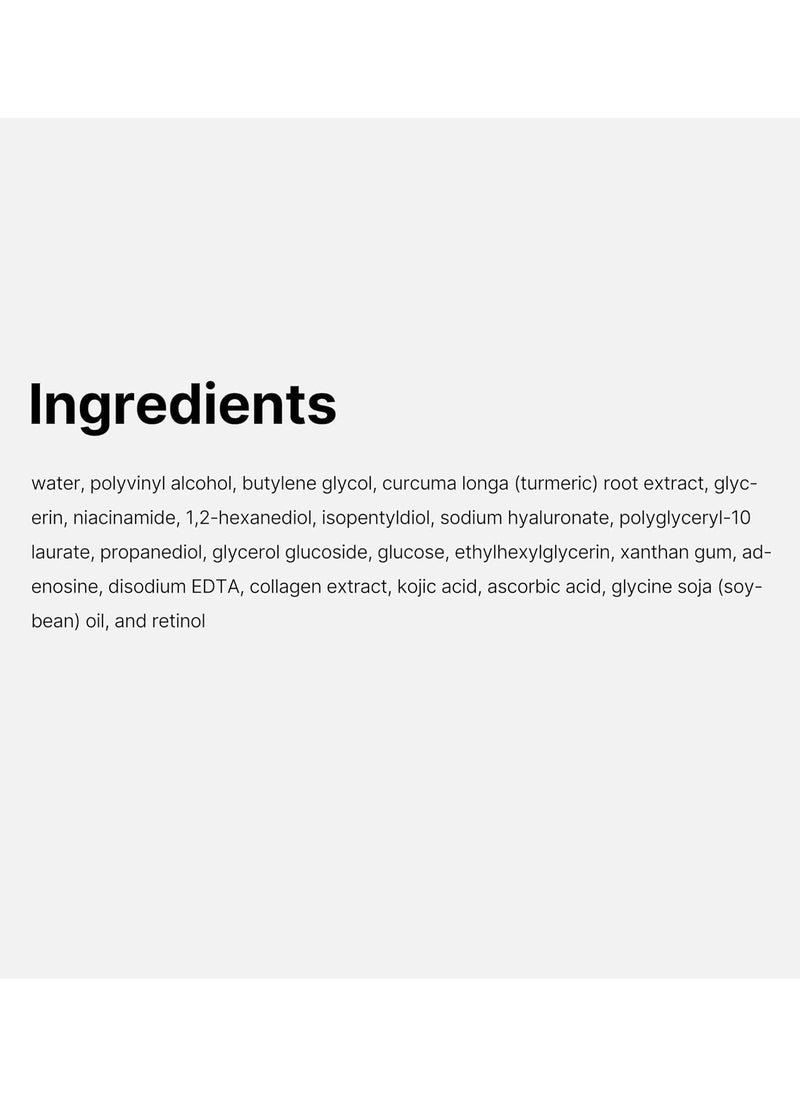 Medicube Turmeric Overnight Wrapping Peel Off Mask - Nourishes dull, uneven skin with hydrolyzed collagen for glowing skin and improved elasticity. Korean skincare, 2.53 fl. oz.  - Image 2