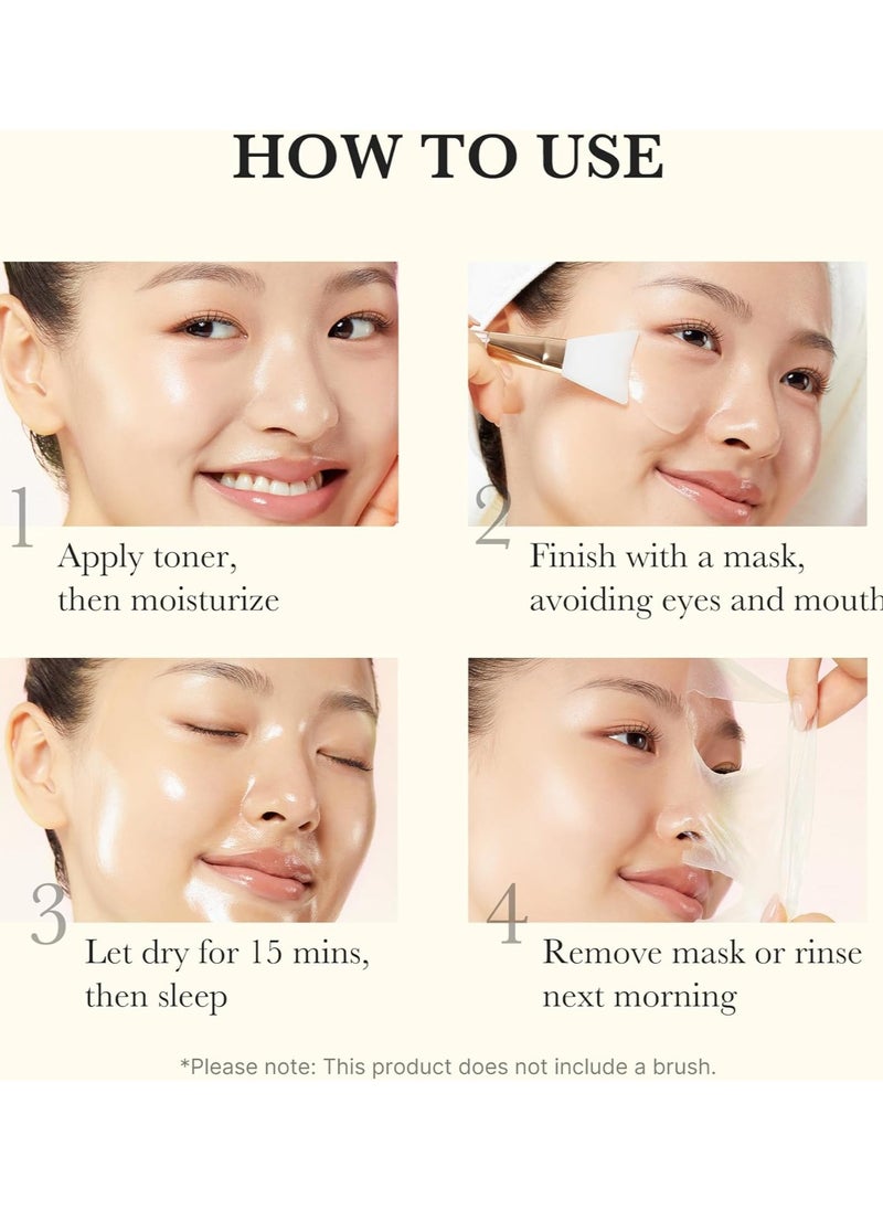 Medicube - Turmeric Overnight Wrapping Peel Off Mask - Nourishes dull, uneven skin with hydrolyzed collagen for glowing skin and improved elasticity. Korean skincare, 2.53 fl. oz. - Image 1
