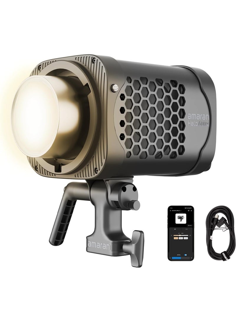 Aputure Amaran Halo 600X Bi-Color LED Monolight – 610W Flagship COB Studio Light, 32500 Lux @ 1m Most Compact In Class, 2700-6500K CCT, CRI 96+ TLCI 97+, 85° Beam, NFC App Control, DMX, Bowens Mount - Image 1