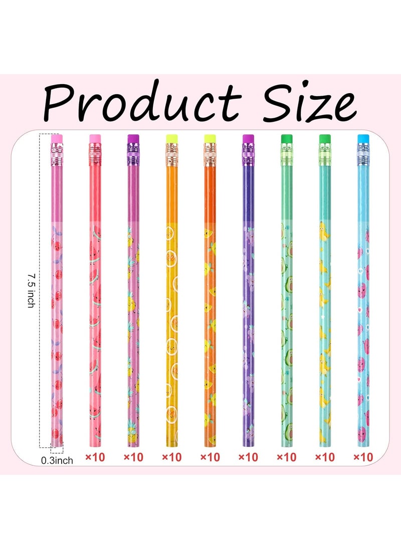 Woanger 90 Sets Valentines Pencils for Kids Valentines Day Cards with Scented Pencils Valentine Gifts for Toddler Girls Boys School Classroom Exchange and Rewards Bulk Valentines Prizes Party Favor  - Image 3