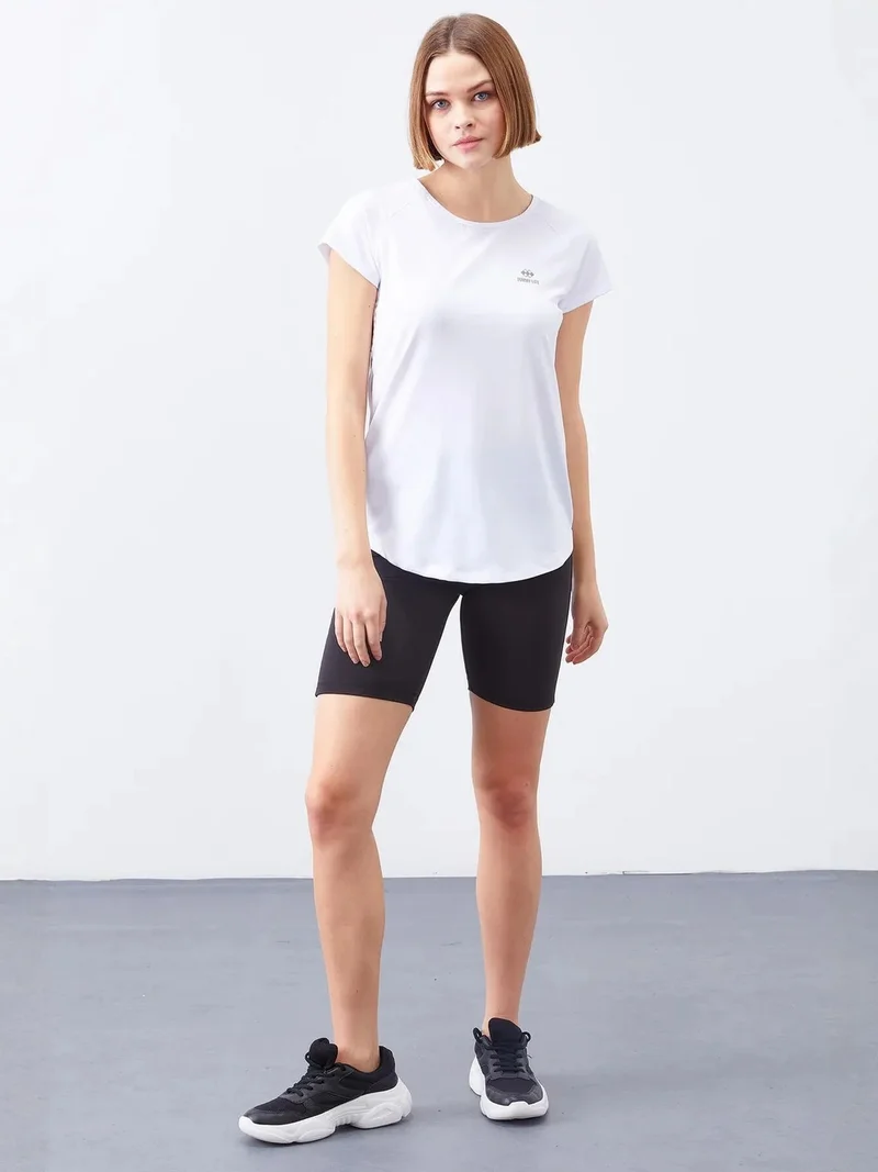 تومي لايف TOMMY Women's Short-Sleeve Crew Neck T-Shirt