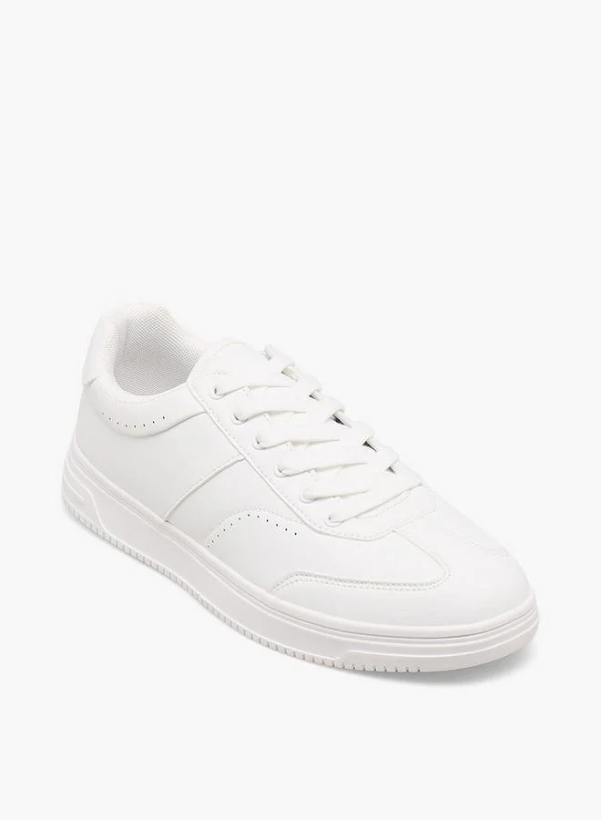 LBL By Shoexpress Men Panelled Lace-Up Sneakers