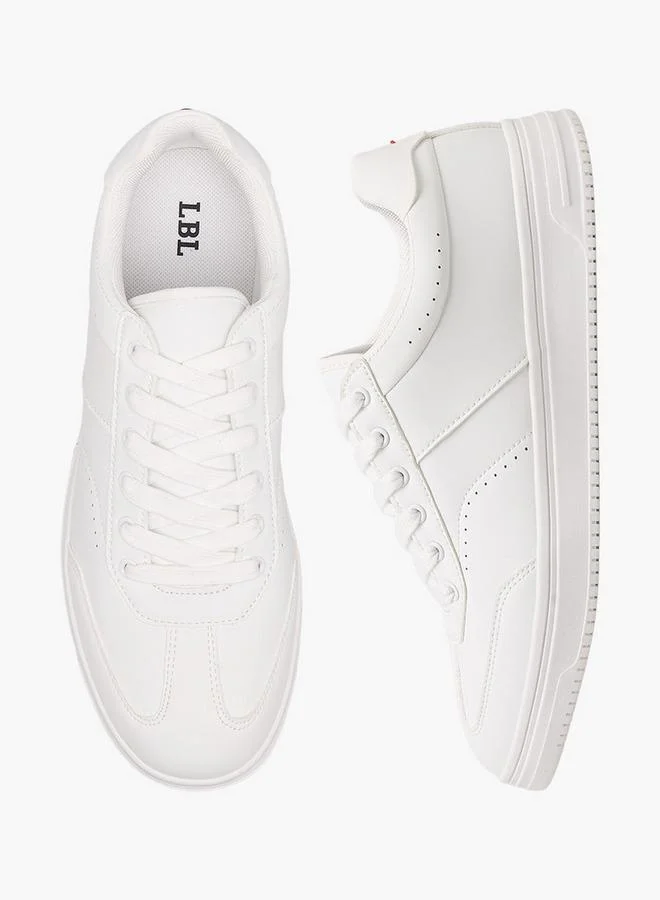 LBL By Shoexpress Men Panelled Lace-Up Sneakers