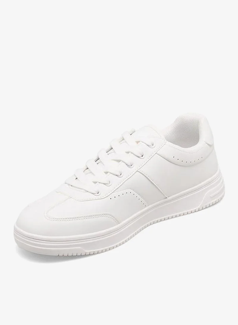 LBL By Shoexpress WHITE Men Panelled Lace-Up Sneakers for Men | Best Price UAE