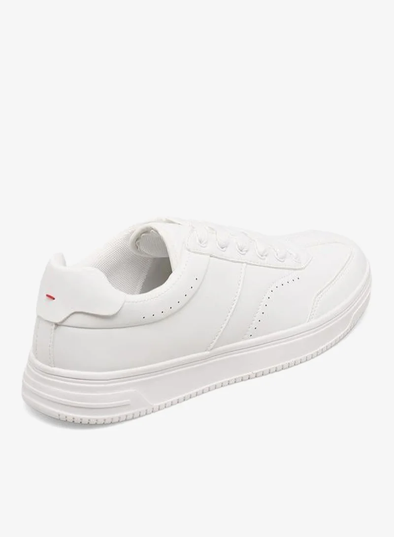 LBL By Shoexpress WHITE Men Panelled Lace-Up Sneakers for Men | Best Price UAE