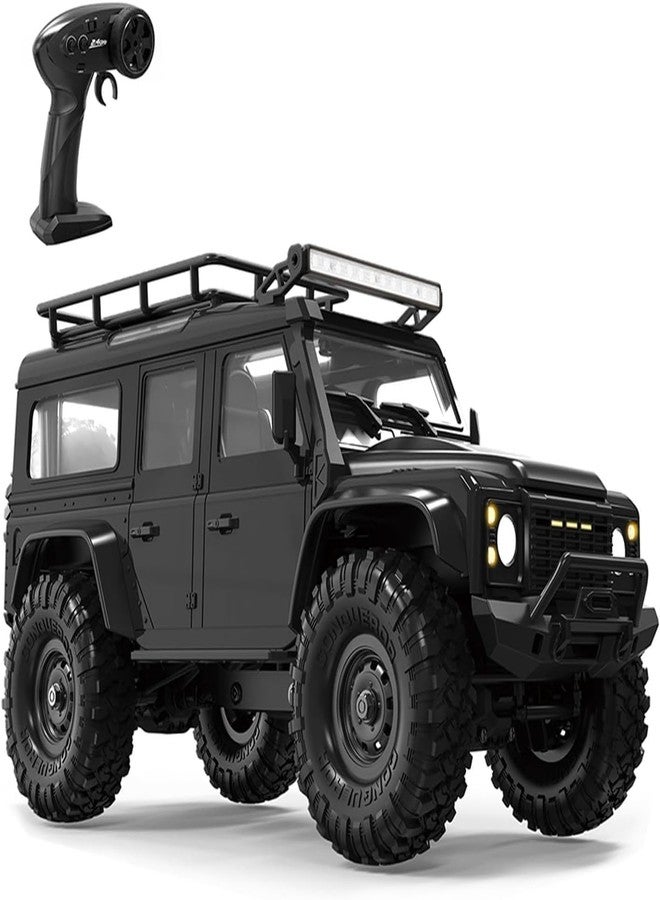 JOYJAY 1:16 Full Scale 4WD Upgrades All Terrain RC Climbing Car Remote Control Off-Road Truck RTR Model Toys with Lights for Kids, Multicolor - Image 4