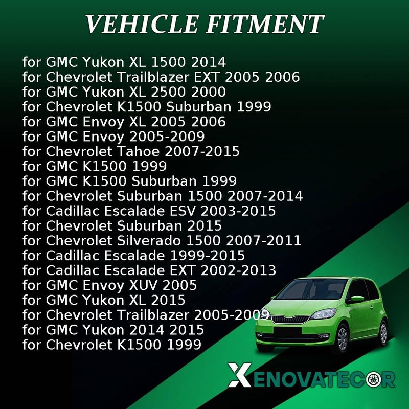 محور القيادة الخارجي الأمامي محمل عمود المحور لشيفروليه سيلفرادو تاهو تريل بليزر 2005-2015 كاديلاك إسكاليد إي إس في 1999-2015 زوج من 2 - Image 4