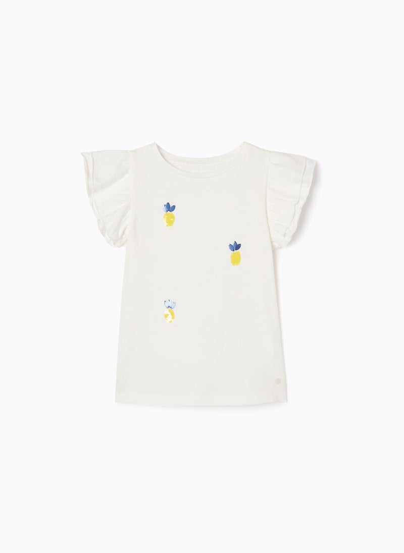 Zippy - Zippy Cotton T-Shirt With Sequins For Girls - Image 1
