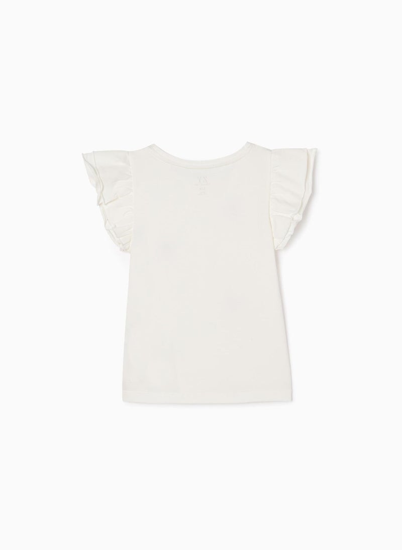 Zippy - Zippy Cotton T-Shirt With Sequins For Girls - Image 1