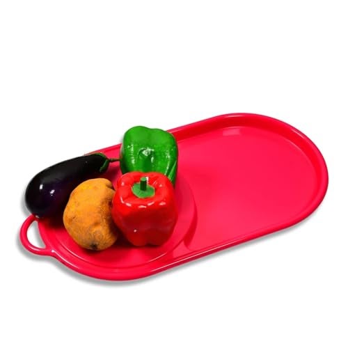 DeoDap Chopping Board 1 Pc – Plastic Kitchen Chopping Board with Sliding Tray, Multipurpose Cutting Board for Vegetables, Fruits & Meat, Food Prep, Transfer & Storage, Easy to Clean Kitchen Tool - Image 3