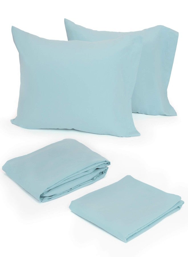 Martex Modern Living 1S18823 300 Thread Count King Size Sheet Set, Soft Aqua - Image 3