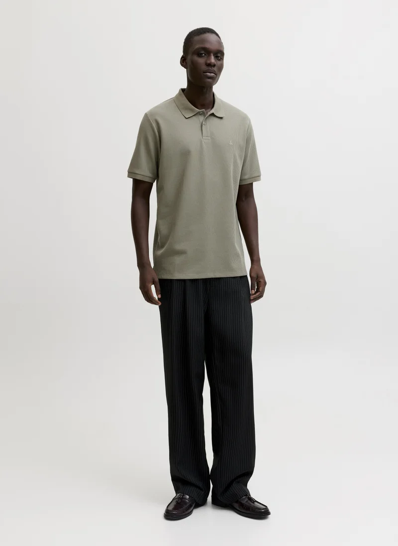 JACK & JONES  Solid Regular Fit Polo for Men | Best Price UAE