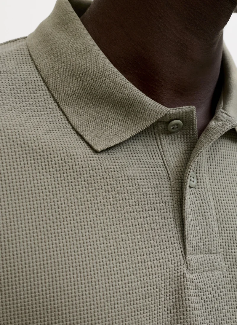 JACK & JONES  Solid Regular Fit Polo for Men | Best Price UAE