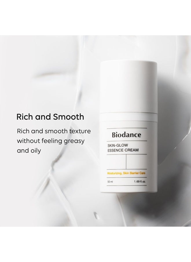 BIODANCE Skin-Glow Essence Cream | Korean Face Cream & Hydrating Facial Moisturizer with Ceramides, Probiotics, Hyaluronic Acid for Face | 1.69 fl.oz, 50ml  - Image 4