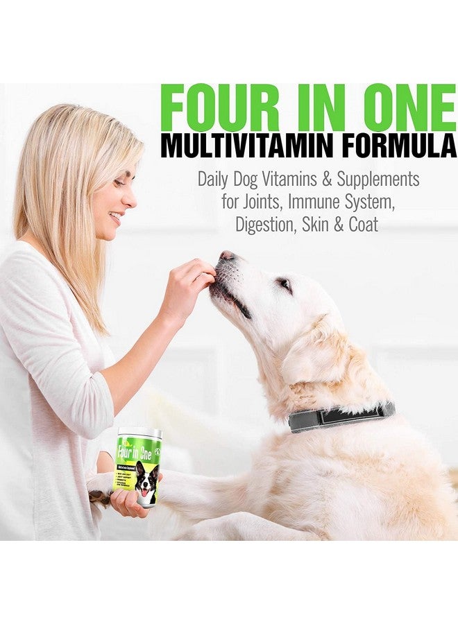 فيتامينات متعددة ٤ في ١ من آي إي للكلاب | دعم المفاصل، صحة المناعة، صحة الجلد والقلب | دعم مفصل الورك، فراء الجلد، صحة القلب، الأمعاء والمناعة | ٩٠ قرصًا طريًا للمضغ - Image 5