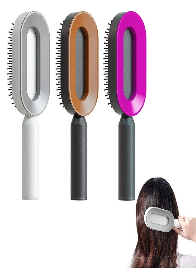 Champex Premium Hair Styling Brush for Women & Men with Central Hollow Cushion, Detangling & Grooming Hair Comb - Image 2
