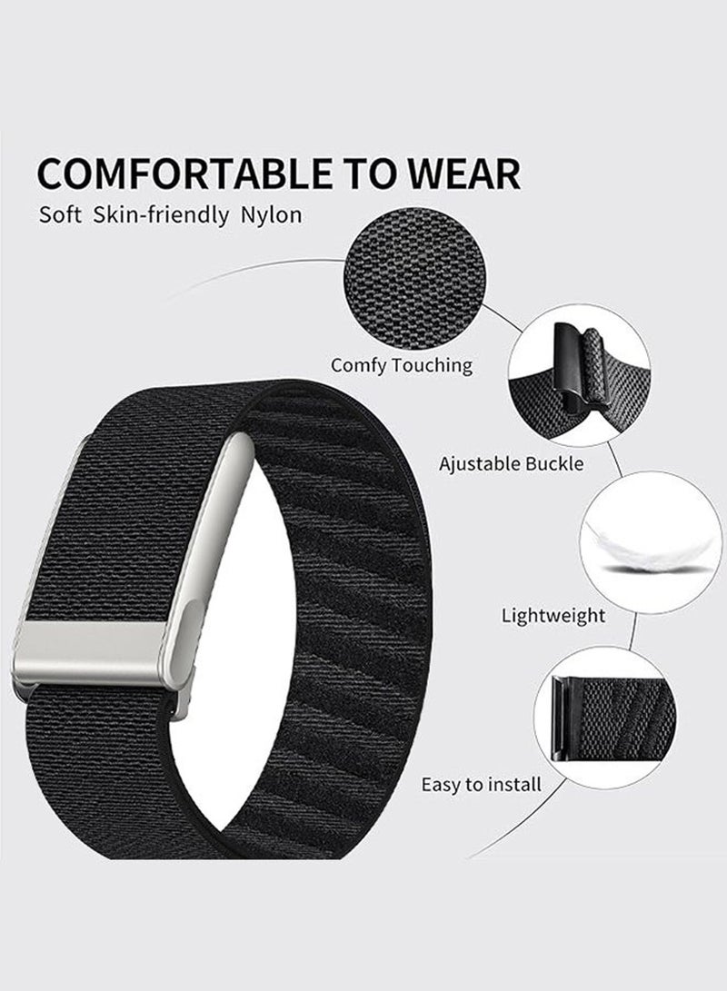 Nylon Sport Band Compatible with Whoop Band 5.0 MG Strap, Breathable Replacement Wristbands, Waterproof Straps Connector, Adjustable Strap Wearable for Gym / Hiking - Image 4