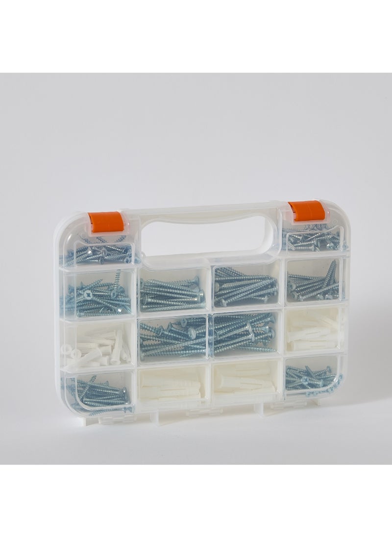 Home Box طقم البراغي والمقابس 260 قطعة HBSO DIY  - Image 5