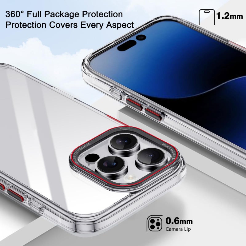 إيباكي جراب شفاف من البولي كربونات والبولي يوريثين الحراري لهاتف آيفون 16 برو من سلسلة إم جي (أخضر شفاف) - Image 4